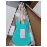 Sonicake Electric Guitar, 39" Beginner Electric Guitar, Sea Bubble Green