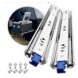 1 Pair Heavy Duty Drawer Slides with Lock