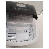 EUHOMY Countertop Ice Maker Machine with Handle, Black