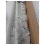 Veken 55 Inch Large Electric Standing Desk, White