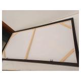 Framed Flower Print Wall Decor, Approximately 58x28.75 Inch