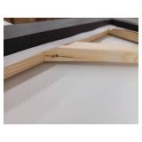 Framed Flower Print Wall Decor, Approximately 58x28.75 Inch