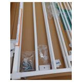 Babelio Baby Gate for Stairs, Kitchen & Doorways, 26-43" W 28" H, White