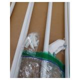 Babelio Baby Gate for Stairs, Kitchen & Doorways, 26-43" W 28" H, White