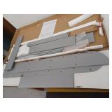 4-Tier Wall Bookshelf For Kids, Gray