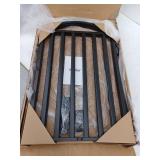 Malier Metal Freestanding Dog Gate, Black, 2 Panels, 40