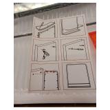 Black Framed Mirror 24x29 with Shelf