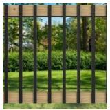 36" Black Metal Deck Balusters 50-Pack