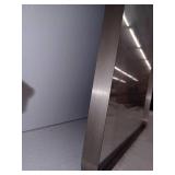 Modern Rectangular Wall Mirror with Rounded Corners