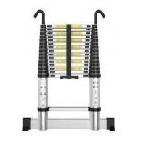Telescopic Extension Ladder with Stabilizer Base 20.34 Ft