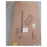 Galvanized Raised Garden Bed Planter Box-Brown