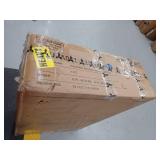 Navy Blue Adirondack Chair with Footrest and Cup Holders