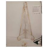Decorative Gold Metal Easel Stand 48"