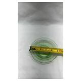 Depression Uranium Glass Green Serving Bowl