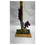 Wooden Road Runner Cartoon Character Display