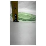 Depression Era Green Uranium Glass Small Plate