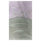 Depression Era Green Uranium Glass Dinner Plate