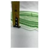 Depression Era Green Uranium Glass Divided Plate