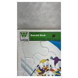 Walt Disney Donald Duck Winter Skiing Frame-Tray Puzzle by Whitman