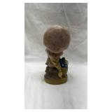 1970s Matte Ceramic Child Figurine