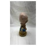 1970s Matte Ceramic Child Figurine