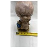 1970s Matte Ceramic Child Figurine