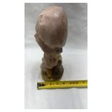 1970s Matte Ceramic Child Figurine