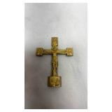 Knights of Columbus Brass Crucifix - New Haven