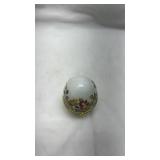Hand-Painted Porcelain Egg Trinket Box