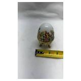 Hand-Painted Porcelain Egg Trinket Box