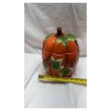 Decorative Ceramic Pumpkin Cookie Jar