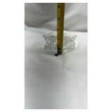 Pair of Crystal Star Shaped Tealight Holders