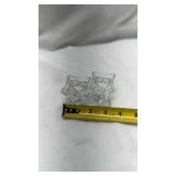 Pair of Crystal Star Shaped Tealight Holders