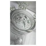 Herb Garden Glass Pitcher and Tumbler Set