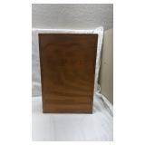 Wooden Display Case with Glass Top