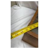 Wooden Display Case with Glass Top