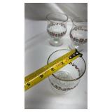 Holiday Holly Stemware Set 6