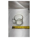 Holiday Holly Glass Punch Cups Set of 15