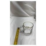 Holiday Holly Glass Punch Cups Set of 15