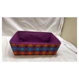 Retro Floral Storage Basket