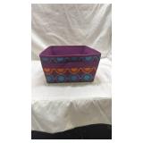 Retro Floral Storage Basket