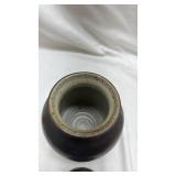 Traditional Black Clay Storage Jar with Lid