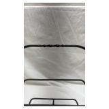 Black Metal Two-Tier Display Stand