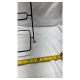 Black Metal Two-Tier Display Stand