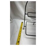 Black Metal Two-Tier Display Stand