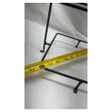 Black Metal Two-Tier Display Stand