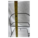 Black Metal Two-Tier Display Stand