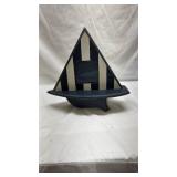 Art Deco Striped Triangle Display Stand