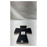 Decorative Metal Cross with Scrollwork Design