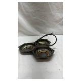 Art Deco Triple Serving Dish with Handle